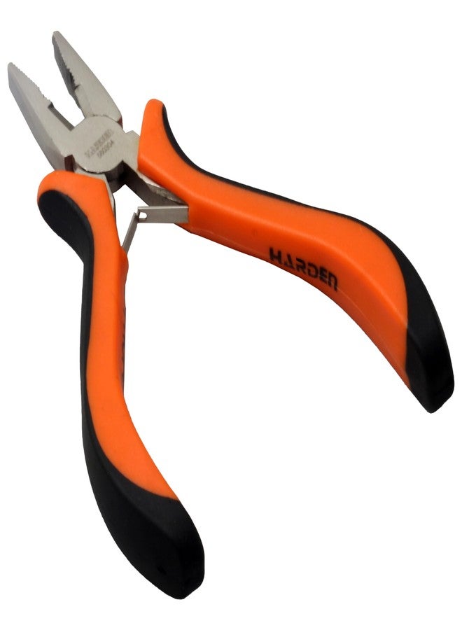Harden 4.5" Mini Combination Plier - Made of CRV Steel, Non-Slip Handle - 560304 - Image 1